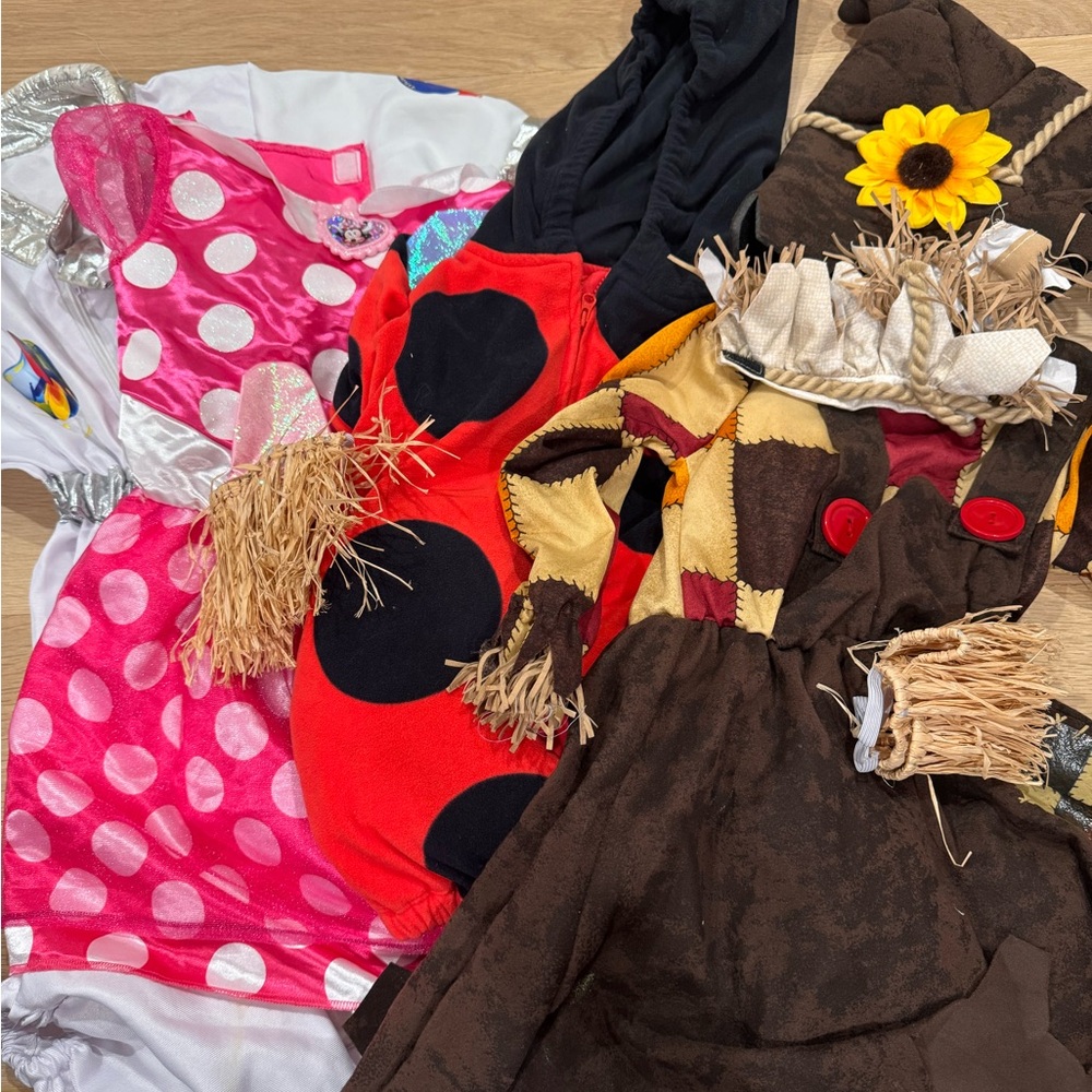 Kids costumes Polka Dot and Scarecrow Costume Set
